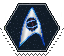 star trek hexagonal stamp